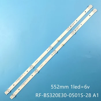 led-achtergrondverlichting strook van 5 lâmpadas (6v) hyundai h-led32r505bs2s RF-BS320E30-0501S-28 para 32f1000 v320dj8-q01 32PL52TC-SM