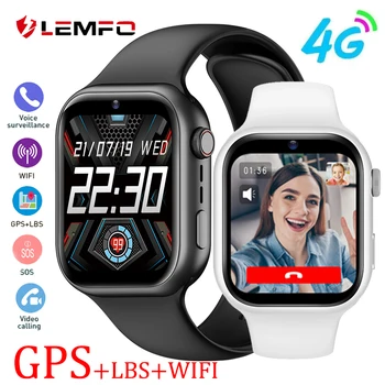 LEMFO kids horloges jongens meisjes met Sim-Kaart GPS tracker 4G smart watch 1000mAh SOS Video-Oproep WIFI Smartwatch Camera Waterdicht