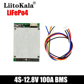LiitoKala lifepo4 BMS 4S 12V 100A BMS Voor Oplaadbare Lifepo4 Accu Met Dezelfde Poort voor 3.2 V Lifepo4 accu