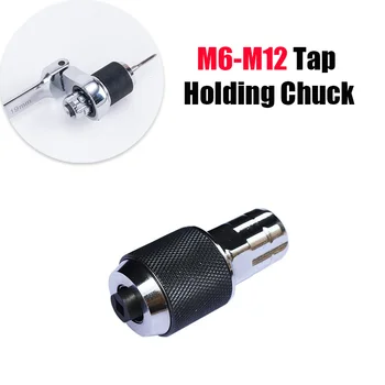 M6-M12 Tik Holding Chuck 3/8 Adapter Tik Op Wrench Tool Metalen Klem Verstelbaar Spangereedschap Tik Op Chuck