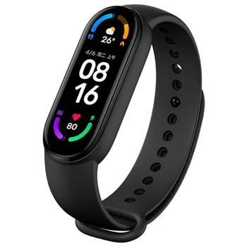 M6 Smart watch van Mannen, Vrouwen Fitness Tracker Smartwatch bloeddruk Hartslag Monitor Fitness Band Smartbracelet voor Android, iOS