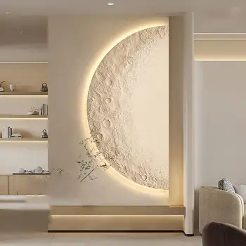 Maan Abstracte LED Gang Hal Slaapkamer Zitkamer Eetkamer Schans Licht Home Verlichting Moderne Veranda Decoratie Wand Lamp
