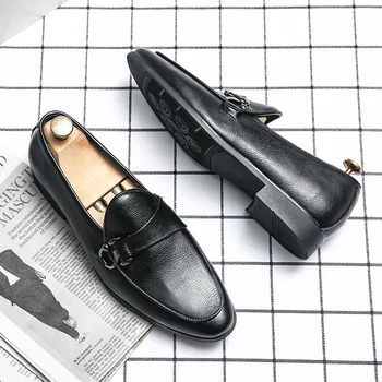 Mannen lederen Jurk schoenen Maat 38-47 heren loafers business Stijlvolle, comfortabele heren-heren klassieke schoenen