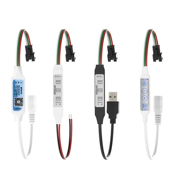 Mini 3 toetsen 4 toetsen Controller SP002E WS2812B WS2811 USB voor WS2812 LED Light Strip Pixel LED Strip Light Power Bank TV DC5V-24V