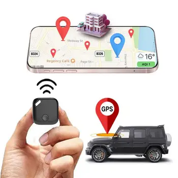 Mini GPS Tracker Gsm Bluetooth Draadloze Locator Huisdier Toets Tracking Finder Kid Tas Portemonnee Hangen Hanger Elektronische Locator Nieuwe
