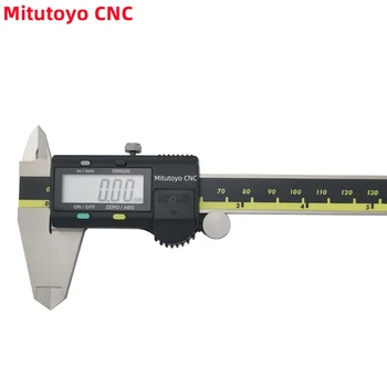 Mitutoyo CNC-Merk Digitale Schuifmaat Absolute 0-150mm 200mm Roestvrij Staal Batterij Aangedreven Inch/Metrisch 6