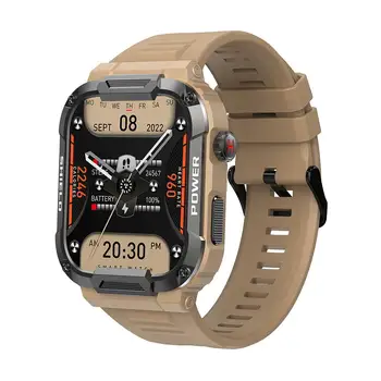Mk66 Smart Watch Outdoor Bluetooth-compatibele Oproep Muziek Spelen hartslagmeter Gezondheid Sport Armband