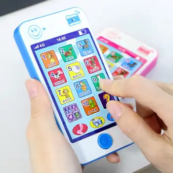 Mobiele Telefoon Speelgoed Baby het engels-russische Taal Music Machine Kind Vroegtijdig het Onderwijs Speelgoed Simulatie Mobile het Leren van Kinderen