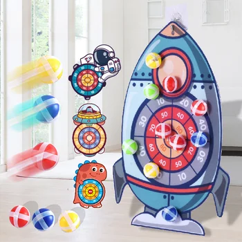 Montessori Sport Speelgoed Kleverige Bal dartbord Doel Spel voor Kinderen Buiten-Speelgoed Binnen het Onderwijs Speelgoed, Spelletjes voor Kinderen Geschenken