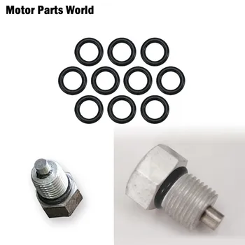Motorfiets 10pcs afdichtring Motor Transmissie Twin Cam Olie aftapplug 11105 O-Ring Voor Harley Touring Dyna Softail Sportster