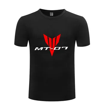 Nieuwe 2022 Voor Yamaha MT-07 MT07 mt07 T-Shirt voor Mannen Nieuwe LOGO T-shirt 100% Katoen Zomer met Korte Mouw Ronde Hals t-Shirts Man