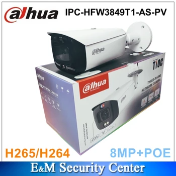 Nieuwe Aankomst Originele Dahua IPC-HFW3849T1-ALS-PV (S4) 8MP POE IR-Actieve Afschrikking Kogel WizSense Netwerk Camera