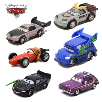 Originele 1:55 Disney Pixar Cars 3 2 Metalen Die-Cast Bliksem McQueen Race Crash Partij Model Auto Speelgoed Kinderen Jongen Kerst Cadeau