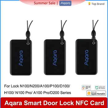 Originele Aqara Smart Deur op Slot NFC-Kaart voor Aqara Smart Deur op Slot N100 N200 P100 D200 Serie EAL5+ Niveau Veiligheid Programma controle