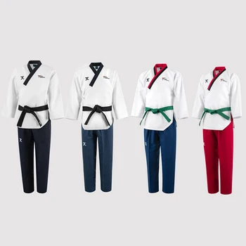 Originele Jcalicu World Taekwondo Poomsae Dan doboks JC WT Junior Dan Mannelijke&Vrouwelijke Senior Dan Unisex Master Dan Taekwondo uniform