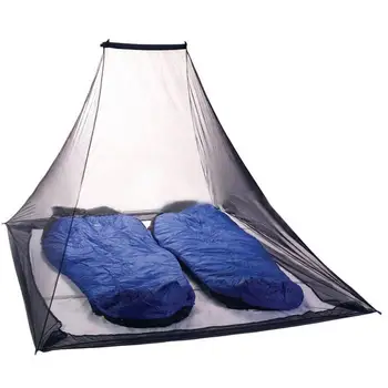 Outdoor Camping Zwart klamboe Lichtgewicht Draagbare Mug Tent Outdoor Mosquito Bar Tent Familie Piramide Tent 95x67x51 In