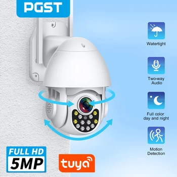 PGST Veiligheid Tuya Camera ' s WiFi Buiten de Kleur van HD Volledige Visie van de Nacht Waterdicht Draadloze bewakingscamera met Baby Monitor