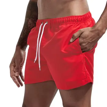 Pocket Mannelijke Korte Broek Mode Geprinte Shorts Voor Heren Zomer Fitness-Snel Droog Badmode Strand Loopt Breechcloth Bodem