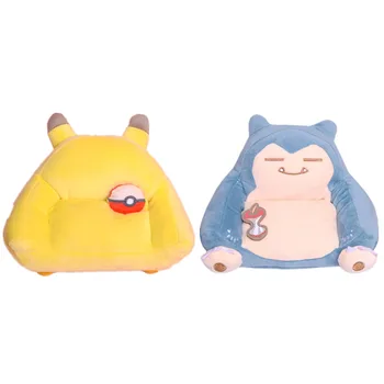 Pokemon Anime Pikachu Snorlax Kawaii Pluche Speelgoed Sofa Vorm Pikachu Snorlax Pluche Pop Voor Meisjes Kerst Cadeau