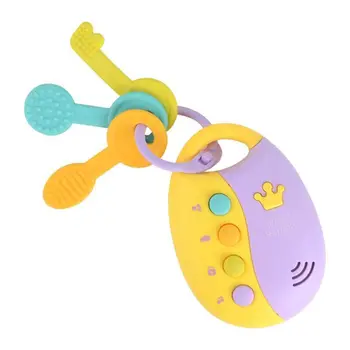 Premium Kwaliteit Grappige Baby Muzikale Sleutel Speelgoed Smart Afstandsbediening Auto Stemmen Fantasiespel Onderwijs Speelgoed