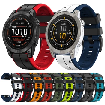 QuickFit Siliconen Horloge Band Voor Garmin Epix Pro-Gen 2 51 MM 47MM Horlogeband Voor de Garmin Fenix 6X 6 Pro 5X 5 Plus 7X 7 Armband
