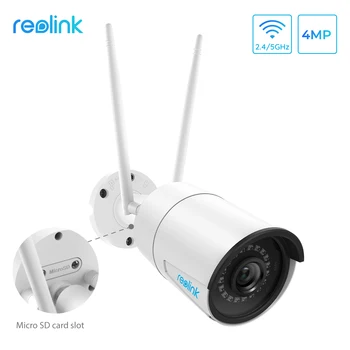 Reolink RLC-410W een tweevoudig WiFi-2,4 G/5G Toezicht Buiten Camera onvif Persoon/Voertuig Detectie HD IP-Cam Draadloze Beveiliging Camera