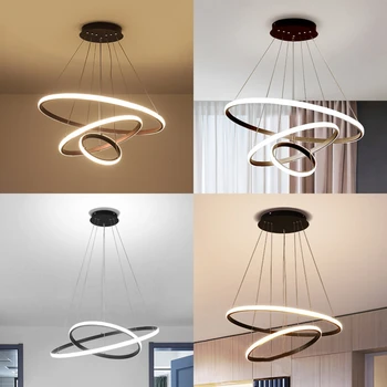Scandinavische Luxe Hangend Licht Verstelbare LED Hanglamp Kroonluchter Hoge Helderheid voor de Woon-Eetkamer Slaapkamer Decor Ornament