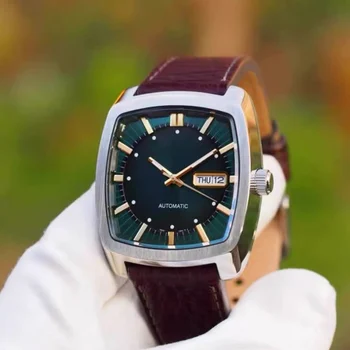 Seiko heren Recraft van Reeks is de Automatische Leer Ongedwongen Horloge (Model: SNKP27)