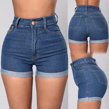 Sexy Slanke Splice Vrouwen Shorts van Denim Jeans Taille Onder Hoge Beach Korte Pyjama Set voor Vrouwen Casual Shorts Vrouwen Korte