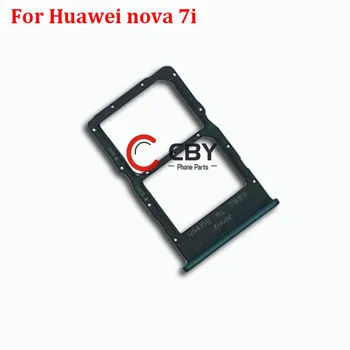 Sim Tray Houder Voor Huawei Nova 7i 8i het Dienblad van de simkaart Sleuf Houder-Adapter Aansluiting Reparatie-Onderdelen