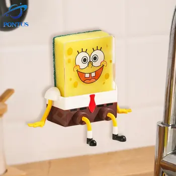 SpongeBobs Spons Vaatwasser Reinigen Spons Magic Wipe Sinke Afvoer Houder Rack Mand Huishouden Leveren Keuken Accessoires