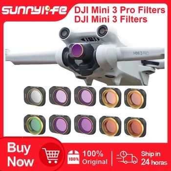 Sunnylife Lens voor DJI Mini 3 Pro ND Filters CPL 4/8/16/32 /64 Drone Gimbal Film Glas voor DJI Mini 3 Filter Camera Accessoires