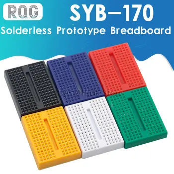 SYB-170 Mini Solderless Prototype Experiment Test Breadboard 170 Tie-punten 35*47*8.5 mm