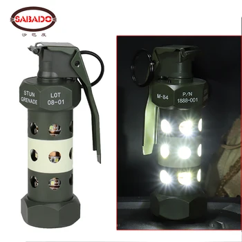 Tactische Camping Licht M84 Dummy Granaat Flash Bang Outdoor LED noodverlichting Militaire Fans Cosplay Gadgets Survival Gear