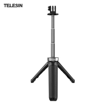 TELESIN GP-MNP-092-X Mini Actie Camera Uitbreidbaar Selfie Stok Statief Fotografie bureaulader voor GoPro/ Insta360 Een R