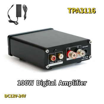 TPA3116 100W Digitale Versterker Klasse D Versterker Mini Audio-eindversterker Voor Luidspreker Subwoofer Home Auto DC12-24V D100 1 Kanaal