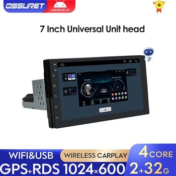 Universele 1 Din Car Multimedia Player 7inch touchscreen Autoradio Stereo Video-GPS-WiFi-Auto Radio-auto Android Video Speler