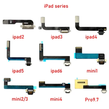 USB-Lader Connector Plug Flex Kabels Voor iPad 2 3 4 5 6 Lucht iPad Pro 9.7 A1673 A1566 A1538 Opladen Poort connector Dock Gegevens Flex