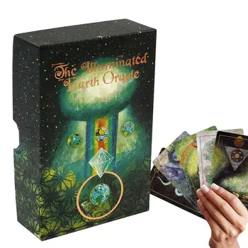 Verlichte Aarde Oracle Kaarten Tarot Voorspelling 63 Kaart Oracle Deck Mysterieuze Natuurlijke Wereld Inspiraties Tarot Kaarten