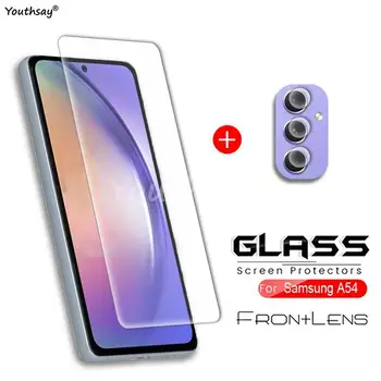 Voor De Samsung Galaxy A54 Glas Protector Film Voor Samsung A54 A52 A53 A34 A14 Gehard Glas Scherm Camera Film Galaxy A54 Glas