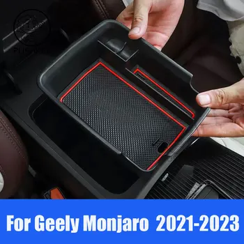 Voor Geely Monjaro KX11 2021 2022 2023 Auto Center Console Organisator Opslag Interieur Armsteun opbergbox Accessoires Voor LHD
