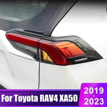 Voor Toyota RAV4 2019 2020 2021 2022 2023 RAV 4 XA50 XA 50 Hybride Auto Achter Koplamp Achterlicht Lamp Kap Trim Accessoires