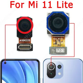Voor Xiaomi Mi 11 Lite Achterkant Voorkant Achterkant Camera Frontale Kleine Selfie Tegenover Achter-Originele Camera Module Bekijk Onderdelen Flex