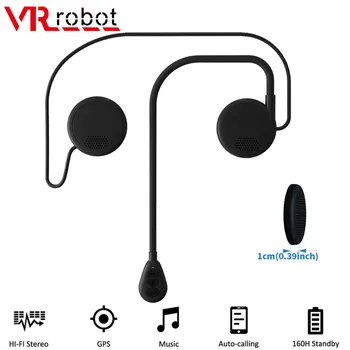 VR robot Moto Helm Headset Bluetooth 5.0 Ultra-dunne Motorfiets Oortelefoons, Draadloze Luidspreker, Hoofdtelefoon, Handsfree Bellen Muziek Spelen