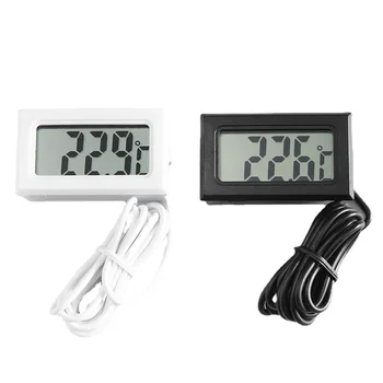 Warme Waterdichte LCD Digitale Thermometer Aquarium Elektronische Precisie aquarium Temperatuur Meten met Sonde (geen Batterij）