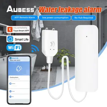Wi-Fi Water Sensor Tuya Lekkage Alarm Detector Smart Home Smartlife APP Remote Push Beveiliging Systeem Geen Hub Nodig