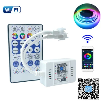 WiFi Pixel LED Controller met Dubbele Uitgang WiFi SPI-Controller Voor WS2811 WS2812 Pixel LED-Licht Magie Home Pro APP 5-24V