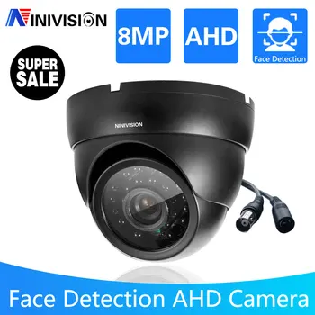 Zwart En Wit AHD-Camera CCTV-Bewaking Openlucht Waterdichte 1080P 5MP 8MP CVI TVI Infrarood Night Vision 4K Home Cam