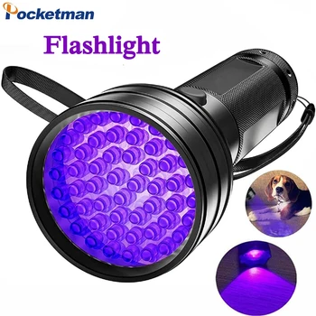 Zwart Licht UV Zaklamp 395nm Blacklights Draagbare Uv Handheld Fakkel Detector voor Urine van Huisdieren Droge Vlekken Schorpioenen