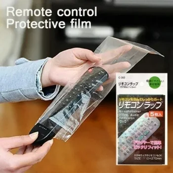20pcs Transparante krimpkous Film Zak Voor TV Box Video Remote Control Waterdichte Stofdichte Beschermende Cover Protector Case